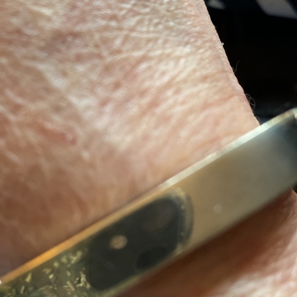 Rectangle Sterling Silver 925  bangle  marked MexicoTD 54 also marked - Picture 3 of 11